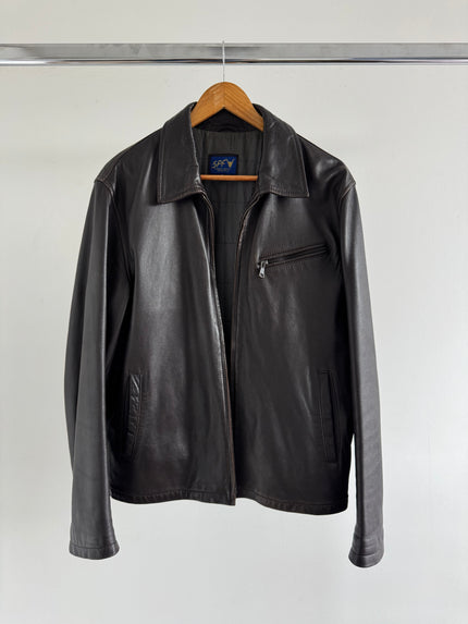 Brown Leather Vintage Jacket