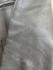 Super Oversized Black Leather Vintage Jacket