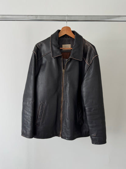 Camel Active Oversized Leather Jacket