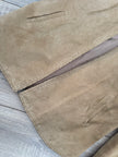 Vintage Super Oversized Beige Suede Jacket