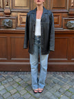 Gipsy Black Distressed Leather Jacket