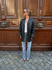Gipsy Black Distressed Leather Jacket