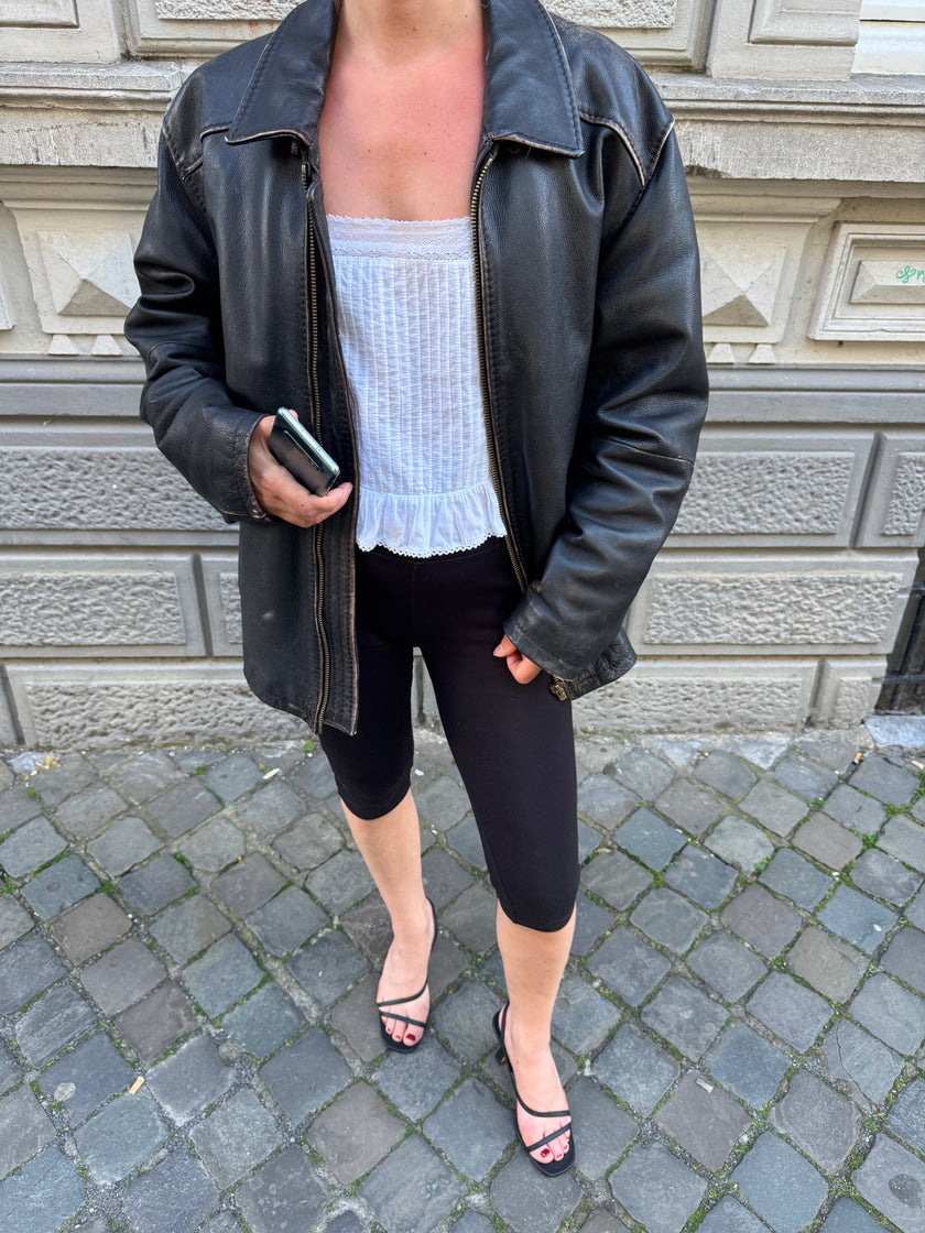 Camel Active Oversized Leather Jacket