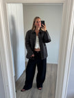 Oversized Brown Leather Vintage Jackets