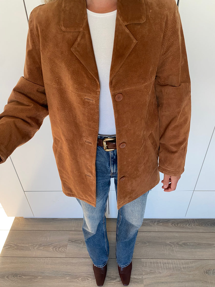 Brown / Camel Suede Vintage Jacket