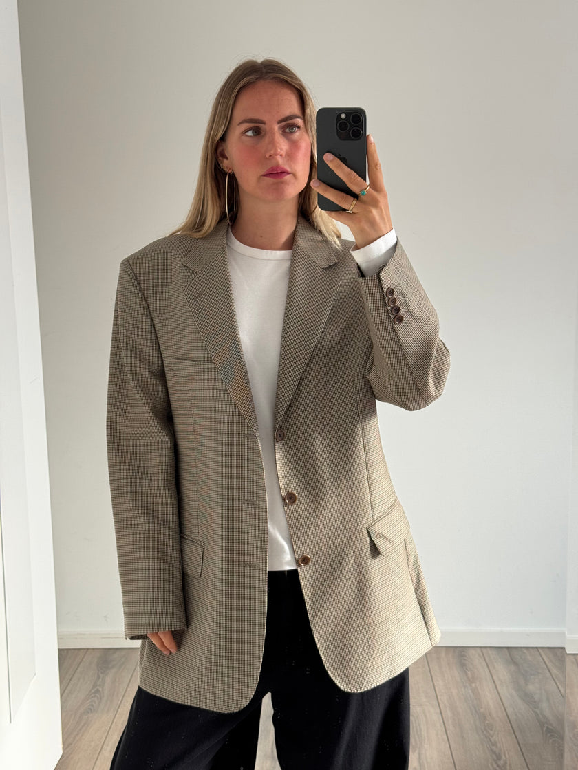 Light Grey Oversized Vintage Blazer