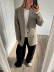 Light Grey Oversized Vintage Blazer