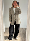 Light Grey Oversized Vintage Blazer