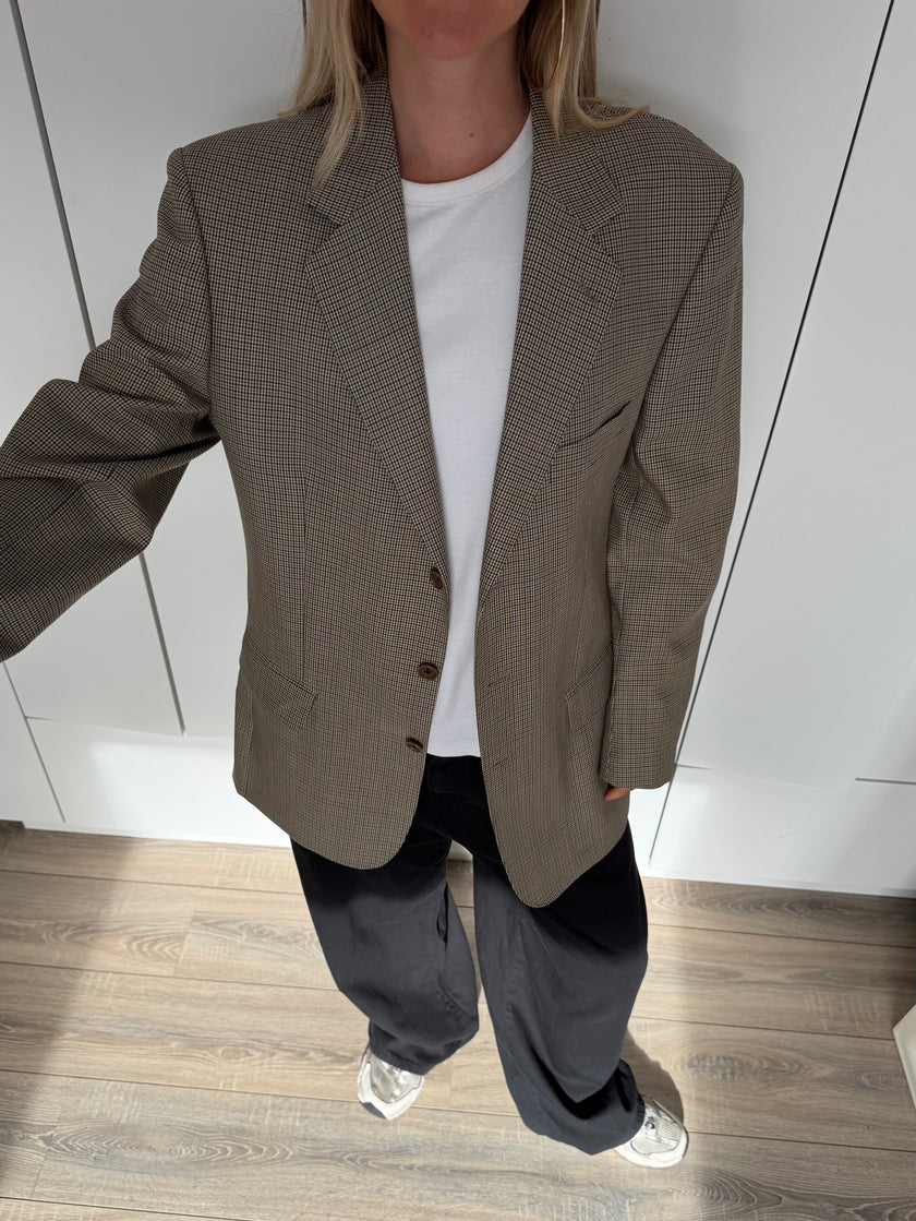 Light Grey Oversized Vintage Blazer