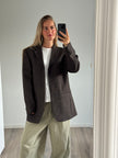 Brown / Black Oversized Blazer