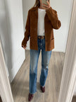 Sandro Camel Suede Jacket (NEW)