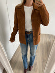 Sandro Camel Suede Jacket (NEW)