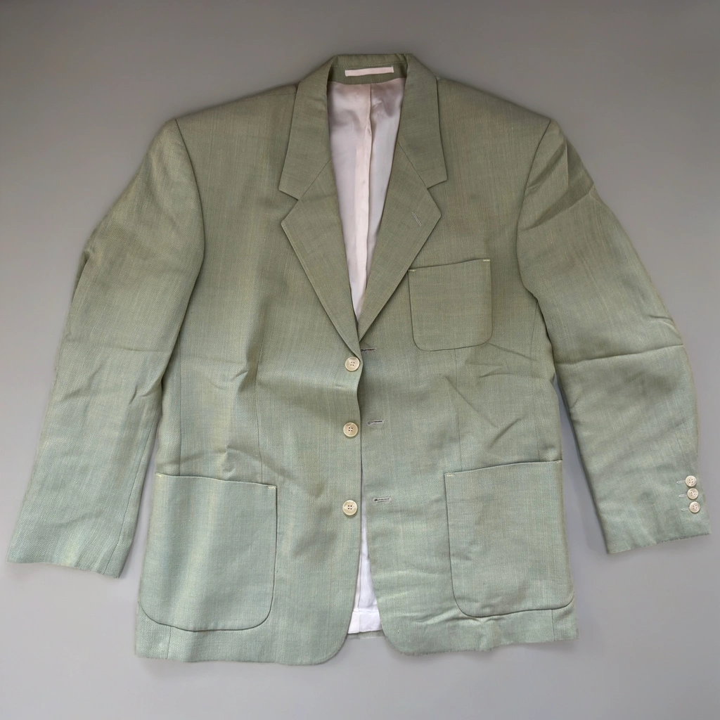 Green/Khaki blended Oversized Vintage Blazer