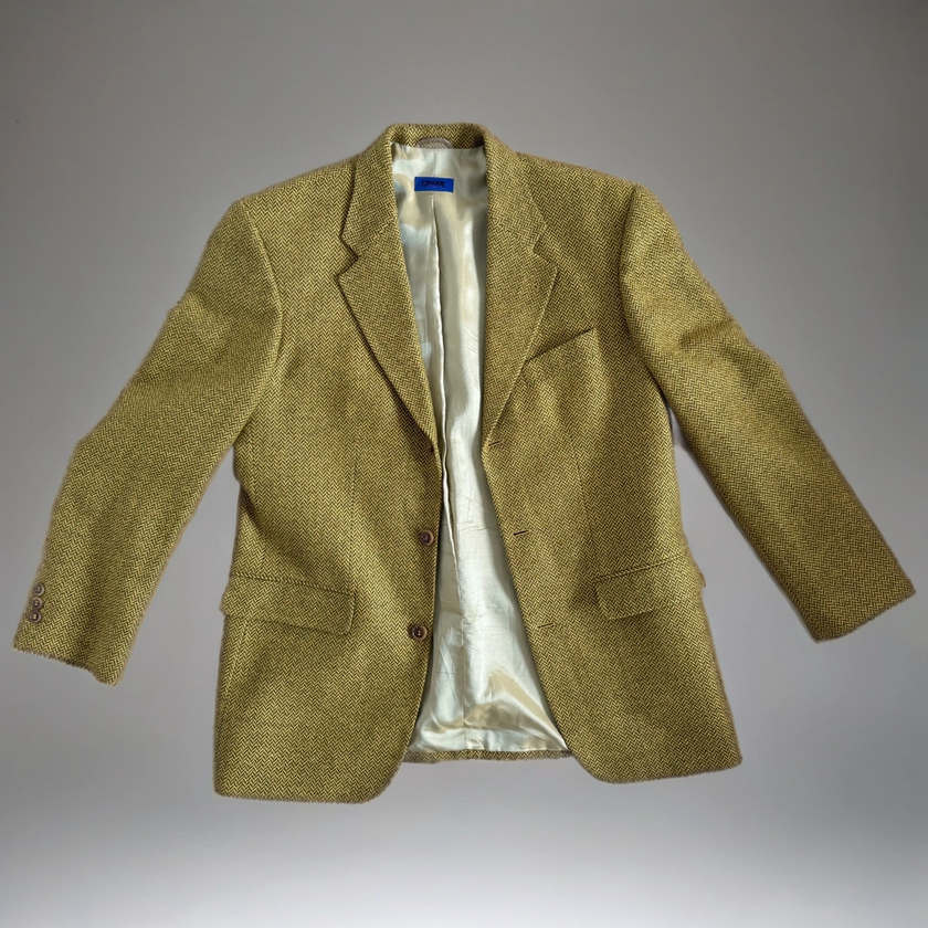 Yellow/Beige/Khaki Oversized Vintage Blazer
