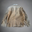 Oversized Beige Suede Jacket