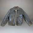 Distressed/Worn Brown Leather Jacket