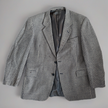 Oversized Navy Blue / Creme Checked Vintage Blazer
