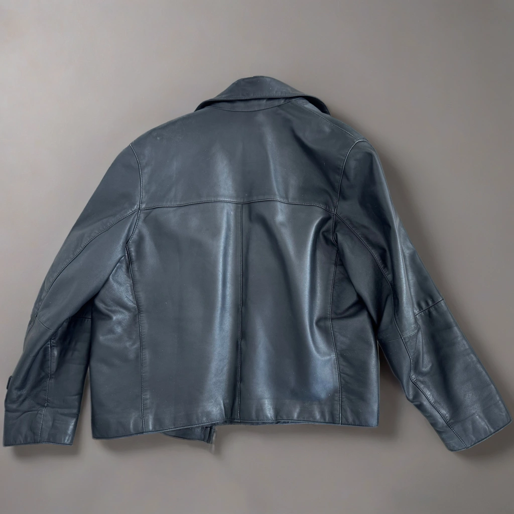 Oversized Leather Vintage Jacket