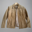 Beige Suede Oversized Jacket