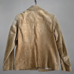 Beige Suede Oversized Jacket