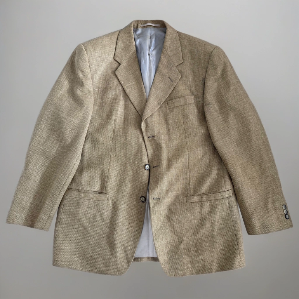 Yellow Beige Oversized Blazer