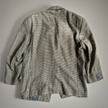 Beige Brown Checked Blazer
