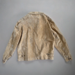 Light Beige Oversized Suede Jacket