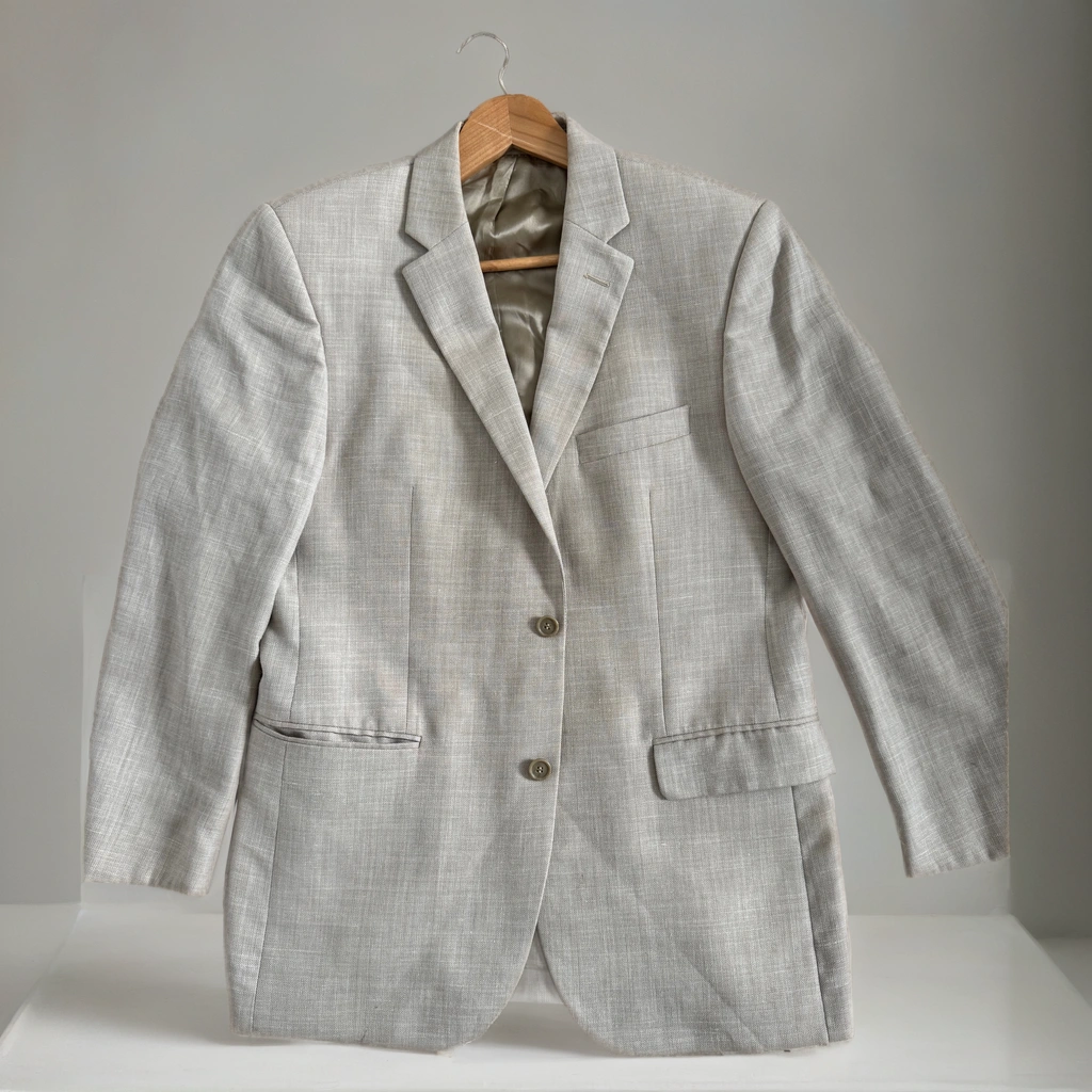Light Beige Slightly Oversized Vintage Blazer