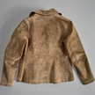 Short Brown/Beige Suede Jacket