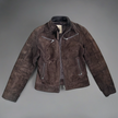 Brown Suede Biker Jacket