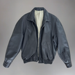 90s Leather Bomber Jacket