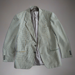 Beige Checked Oversized Vintage Blazer