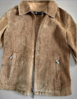 Short Brown/Beige Suede Jacket