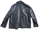 Oversized Distressed Leather Jacket