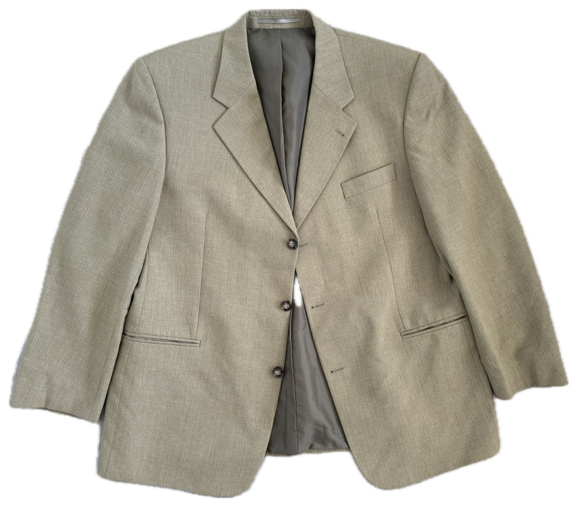 Beige Khaki Oversized Blazer