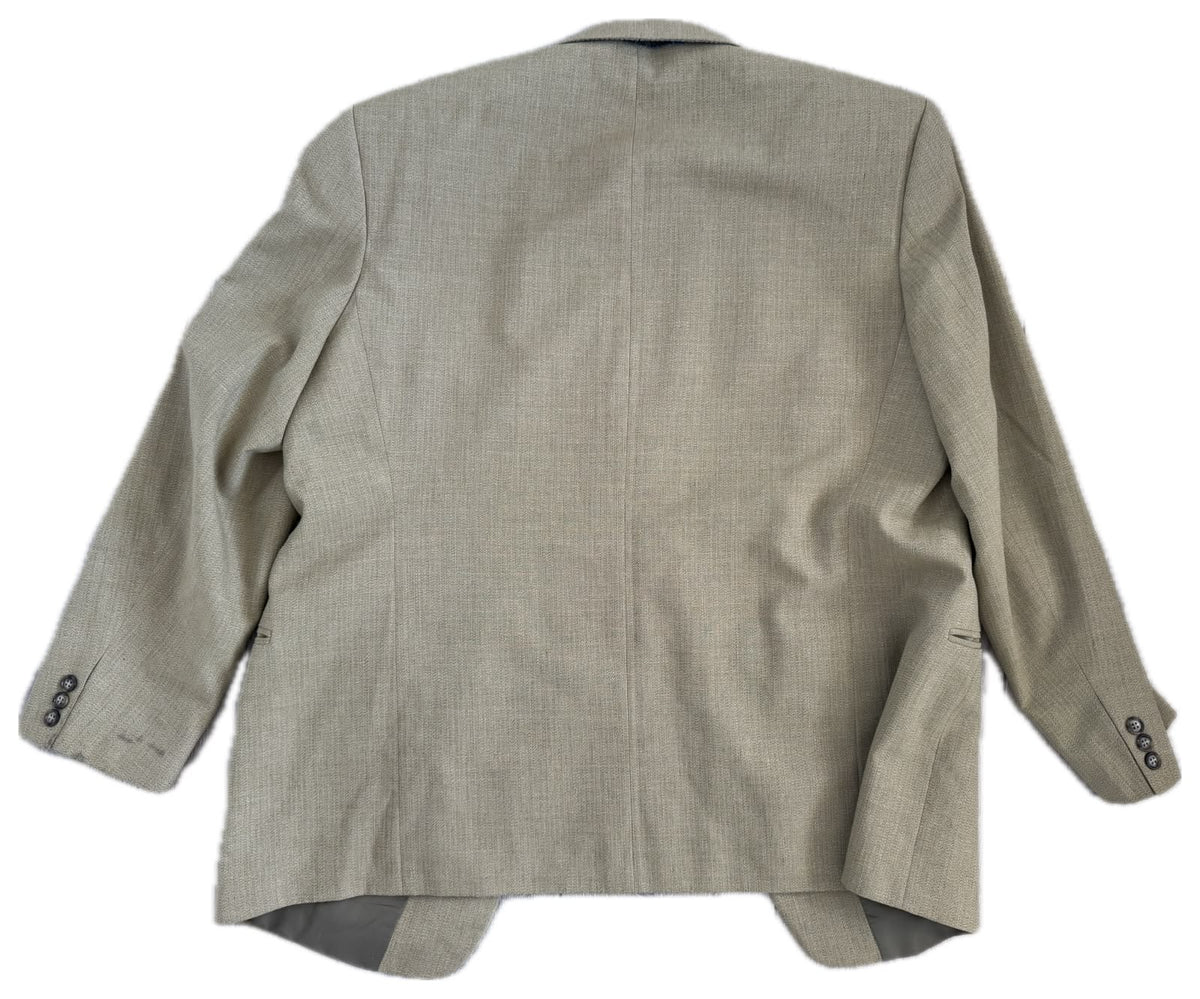Beige Khaki Oversized Blazer