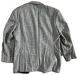 Grey Checked Grandpa Blazer